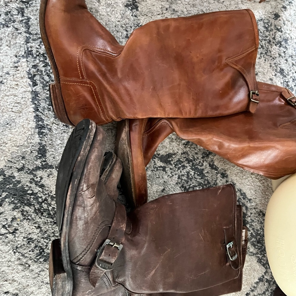 Two pairs of Frye boots